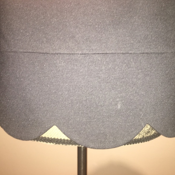 Kate Spade Ponte Scallop Crop Long Sleeve Black Top. Size 10. - Picture 15 of 17